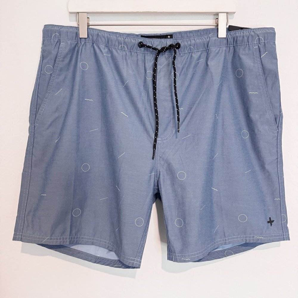 NWT‎ Tavik Mens Blue Board Shorts Size XL